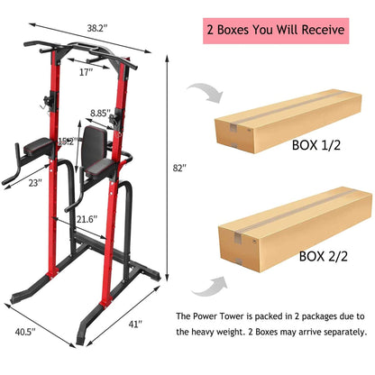 Tour de musculation multifonctionnelle pour la maison Ainfox Power Tower