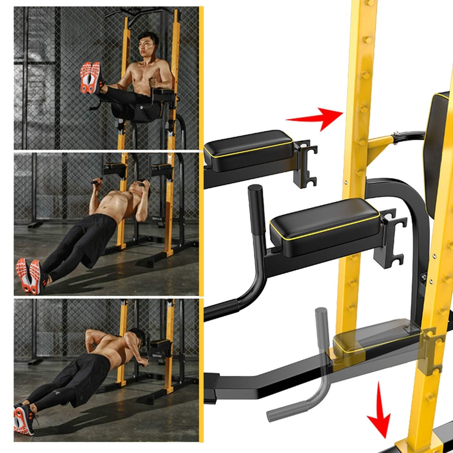 Tour de musculation multifonctionnelle pour la maison Ainfox Power Tower