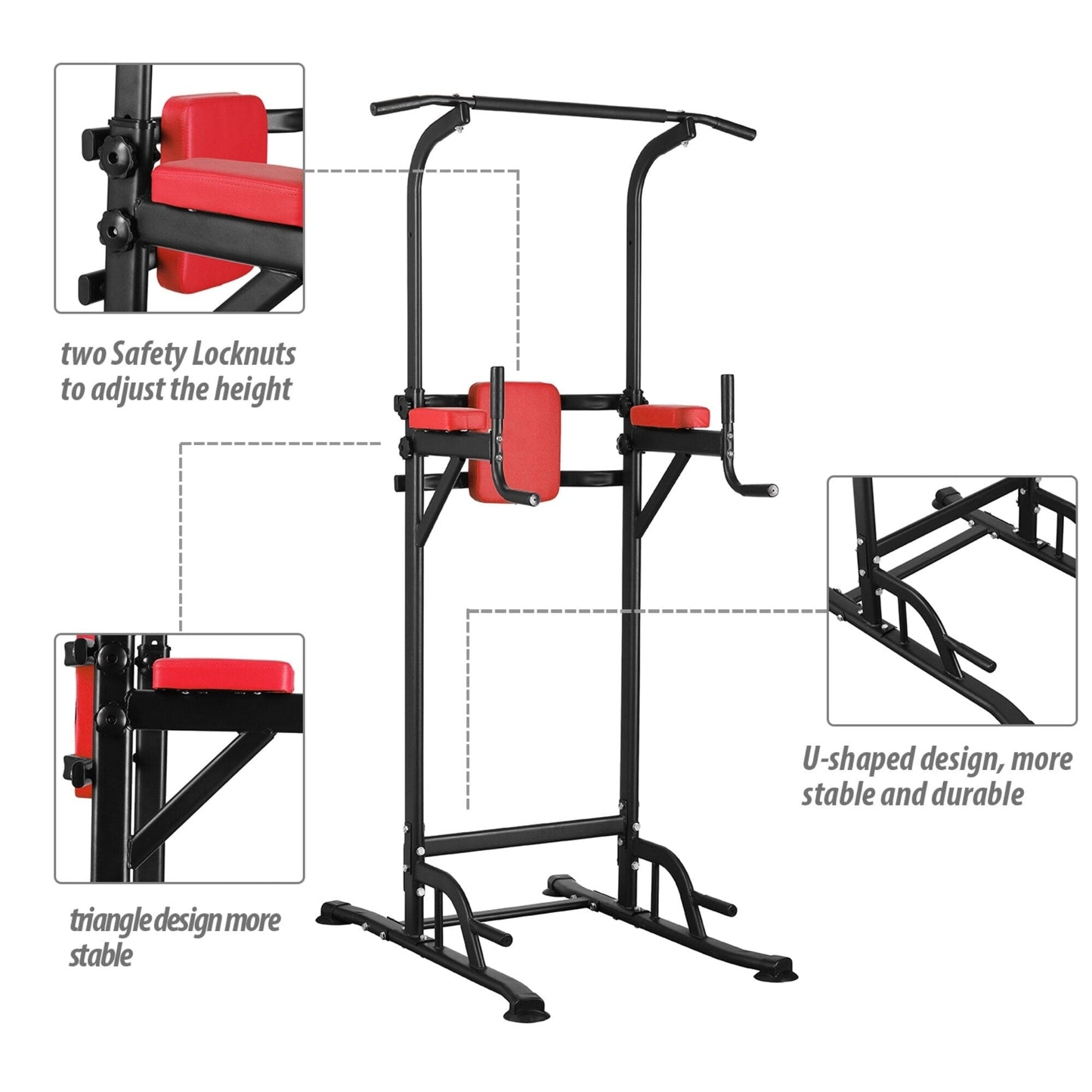 Tour de musculation multifonctionnelle pour la maison Ainfox Power Tower