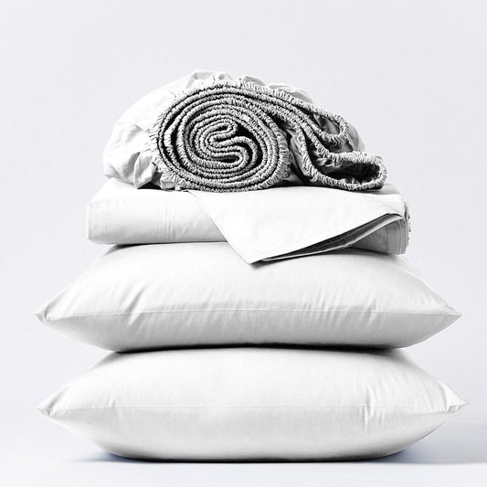 Jeu de draps en coton égyptien ultra-doux et soyeux Aireolux, 1000 fils au pouce carré