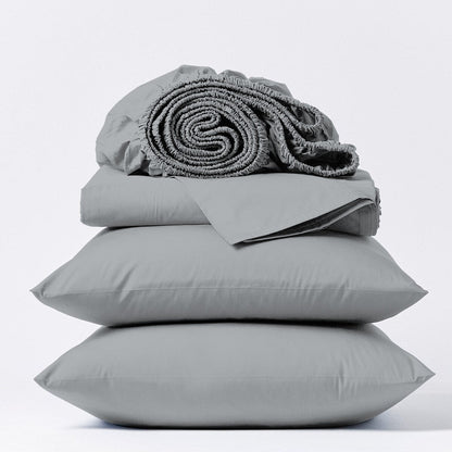 Jeu de draps en coton égyptien ultra-doux et soyeux Aireolux, 1000 fils au pouce carré