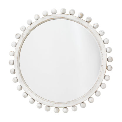Alden Décor Miroir rond en bois Orion, naturel