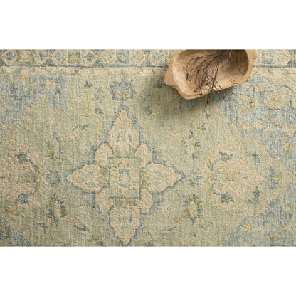 Tapis en laine à motifs mosaïques traditionnels, tissé à la main, de la marque Alexander Home