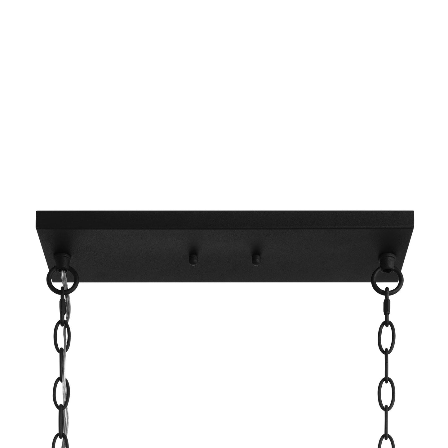 Suspension rectangulaire à 7 lumières Allegray de 52 pouces, style farmhouse, pour îlot de cuisine