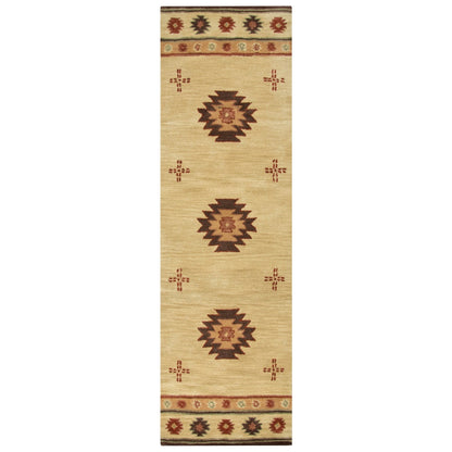 Tapis en laine à poils courts, style sud-ouest, Ryder d'Alora Decor