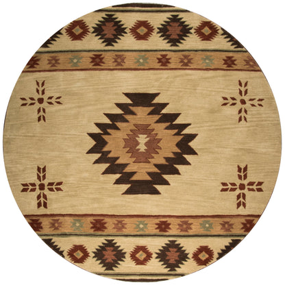 Tapis en laine à poils courts, style sud-ouest, Ryder d'Alora Decor