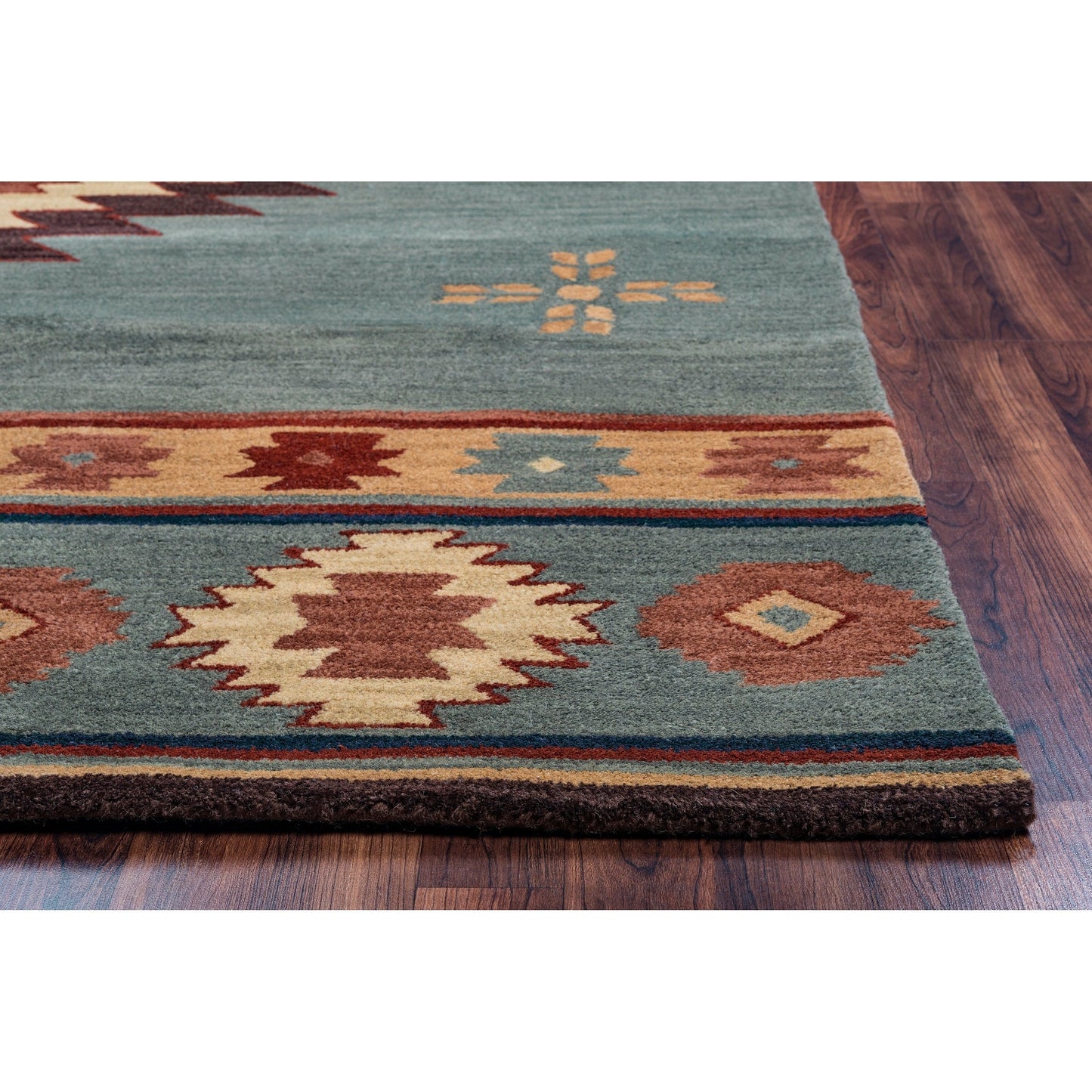 Tapis en laine à poils courts, style sud-ouest, Ryder d'Alora Decor