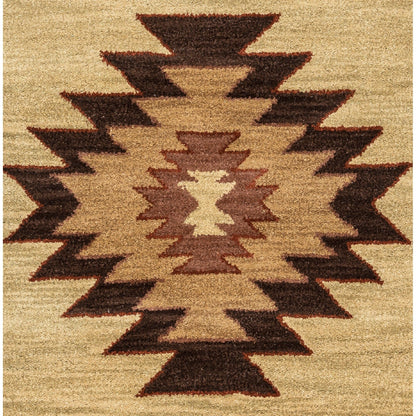 Tapis en laine à poils courts, style sud-ouest, Ryder d'Alora Decor