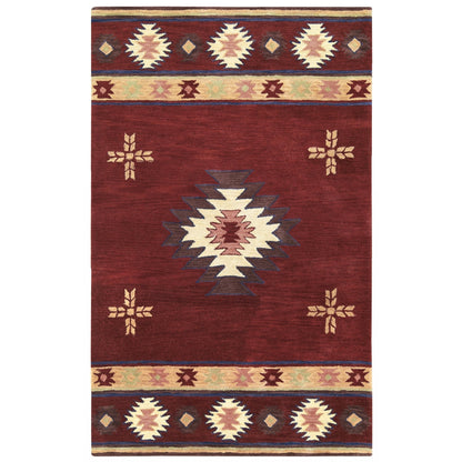 Tapis en laine à poils courts, style sud-ouest, Ryder d'Alora Decor