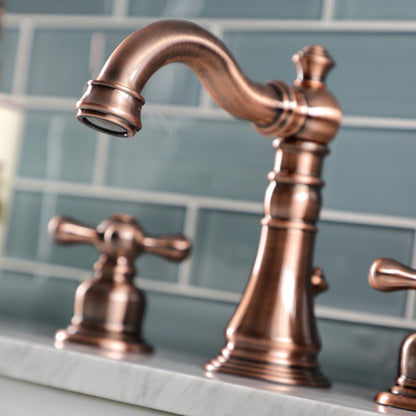 Robinet de salle de bain à large espacement de 8 pouces, style américain classique