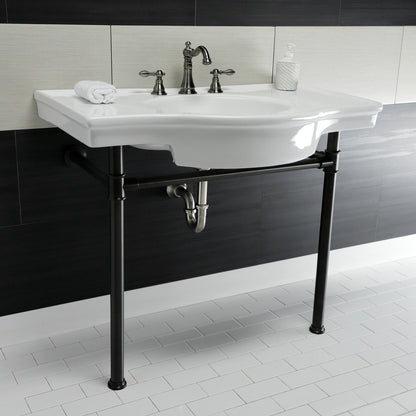 Robinet de salle de bain à large encrage, style américain classique