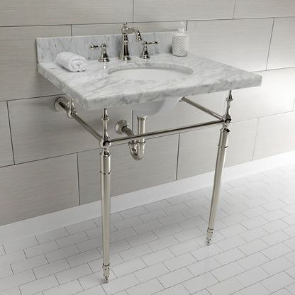 Robinet de salle de bain à large encrage, style américain classique