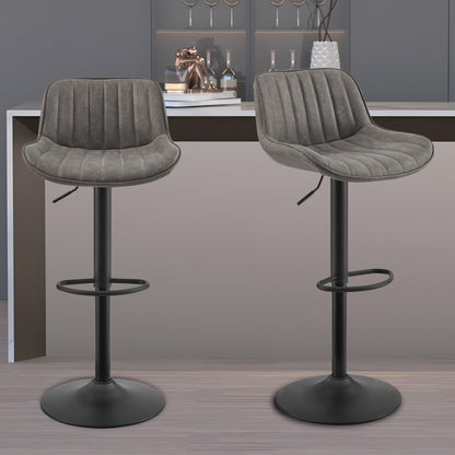 Tabouret de bar pivotant à hauteur réglable Art Leon, lot de 2
