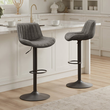 Tabouret de bar pivotant à hauteur réglable Art Leon, lot de 2