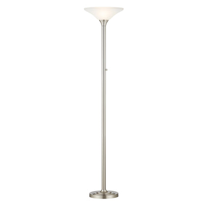 Artiva USA 71 Lampe Torchiere LED à poser avec abat-jours en verre martelé - 71