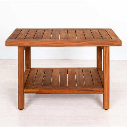 Table/Banc de douche en teck d'Indonésie d'Aurora Home
