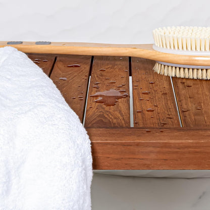 Table/Banc de douche en teck d'Indonésie d'Aurora Home