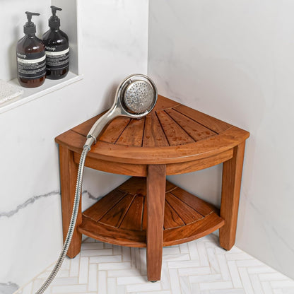 Table/Banc de douche en teck d'Indonésie d'Aurora Home