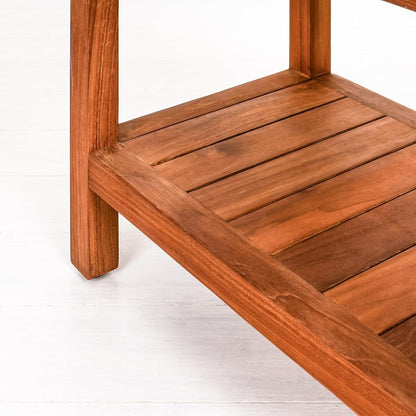 Table/Banc de douche en teck d'Indonésie d'Aurora Home