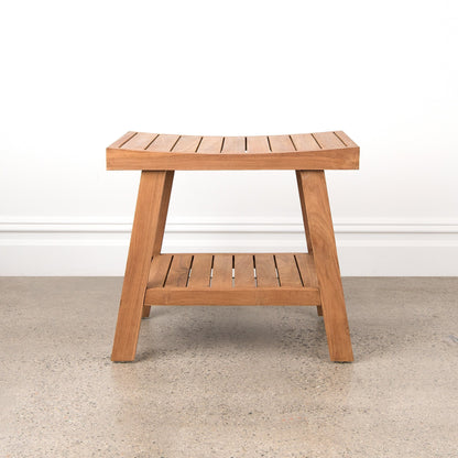 Table/Banc de douche en teck d'Indonésie d'Aurora Home