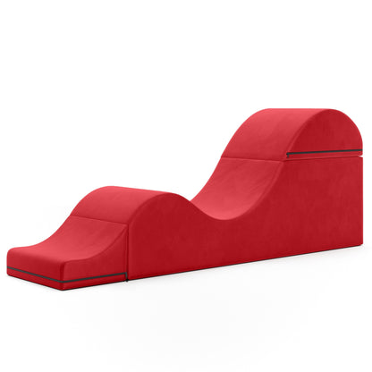 Chaise longue convertible Avana Kami / Yoga et massage - Pouf 2-en-1 avec chaise longue de yoga escamotable, microvelours - N/A