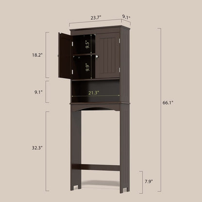 Meuble de rangement pour salle de bain, meuble de rangement pour WC, étagère de salle de bain au-dessus des toilettes, gain de place pour WC