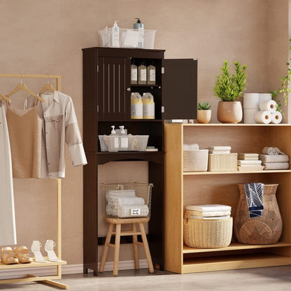 Meuble de rangement pour salle de bain, meuble de rangement pour WC, étagère de salle de bain au-dessus des toilettes, gain de place pour WC
