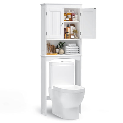 Meuble de rangement pour salle de bain, meuble de rangement pour WC, étagère de salle de bain au-dessus des toilettes, gain de place pour WC