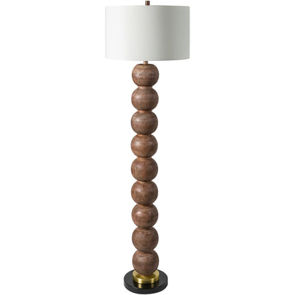Lampe de chevet à bulle de verre de style transitionnel de Becke