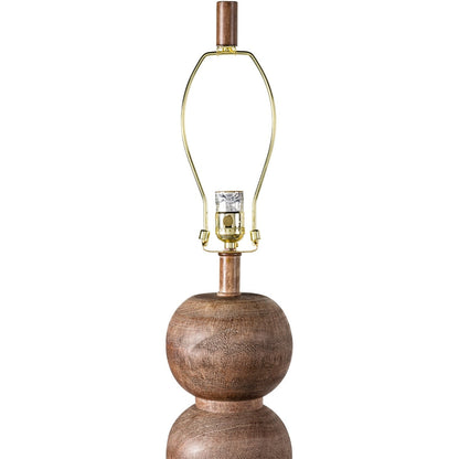 Lampe de chevet à bulle de verre de style transitionnel de Becke