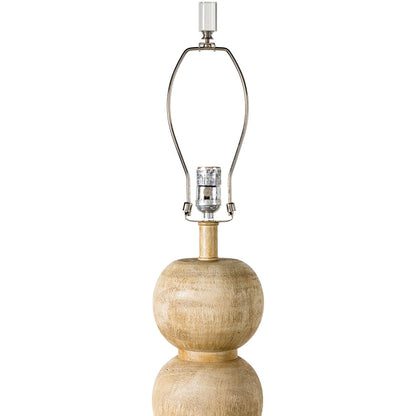Lampe de chevet à bulle de verre de style transitionnel de Becke