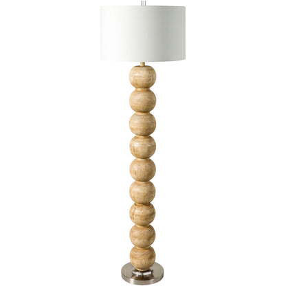 Lampe de chevet à bulle de verre de style transitionnel de Becke