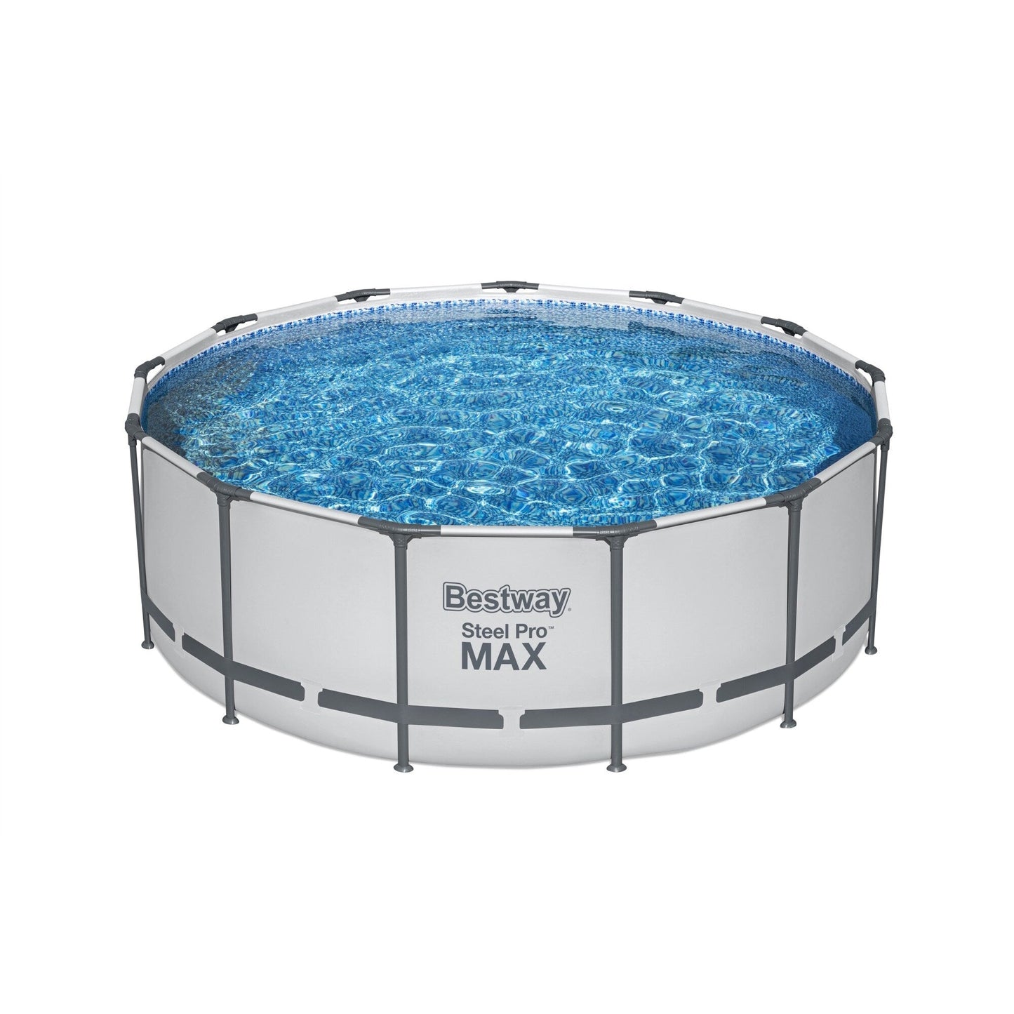 Piscine hors sol Bestway Steel Pro MAX ronde avec pompe et couverture