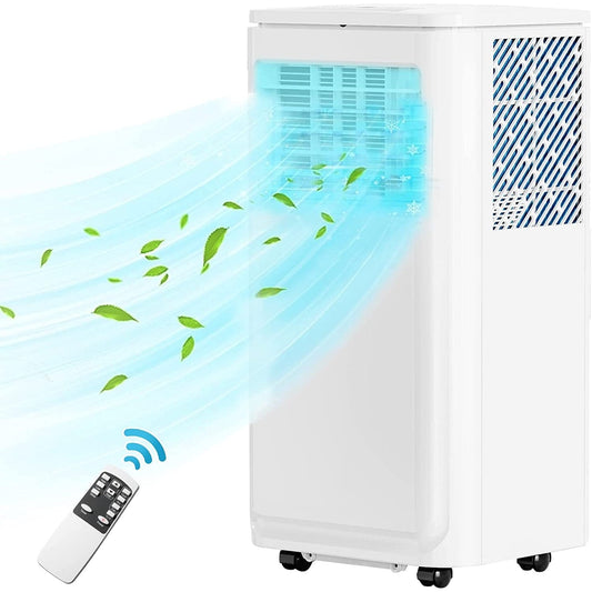 Bossin 8000 BTU (ASHRAE), 5000 BTU (SACC) Climatiseur portable 3-en-1 avec télécommande, climatiseur silencieux pour chambre - 880v