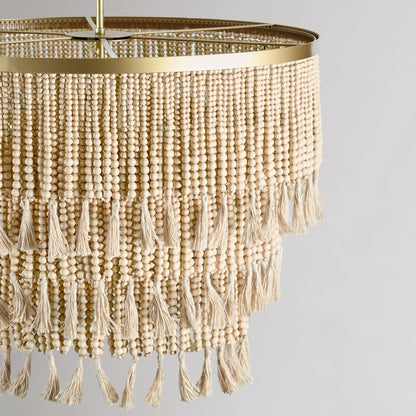 Luminaire à perles naturelles Brittany de Kosas Home