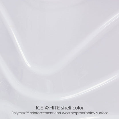 Spa gonflable Buenospa Jersey 6 places, 46 jets, blanc glace, gris, avec ozoniseur et lumières LED.