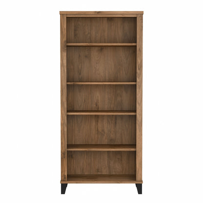 Étagère à livres Bush Furniture Somerset, 5 niveaux, avec étagères réglables