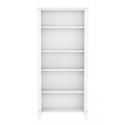 Étagère à livres Bush Furniture Somerset, 5 niveaux, avec étagères réglables