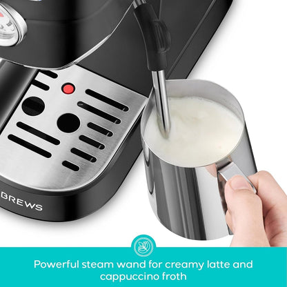 Machine à expresso CASABREWS CM5418 20 bars avec buse vapeur pour faire mousser le lait