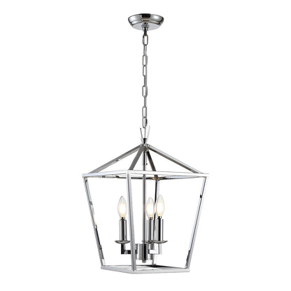 Suspension en forme de lanterne, style bougie, pour escalier ou îlot de cuisine, lustre à cage ouverte - N/A