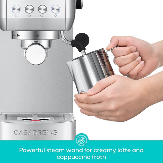 Machine à expresso CASABREWS 3700E 20 bars / avec mousseur de lait vapeur pour la maison