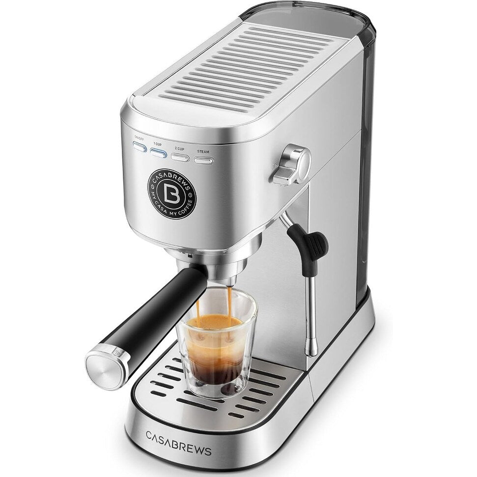 Machine à expresso professionnelle Casabrews 20 bar avec système de moussage de lait