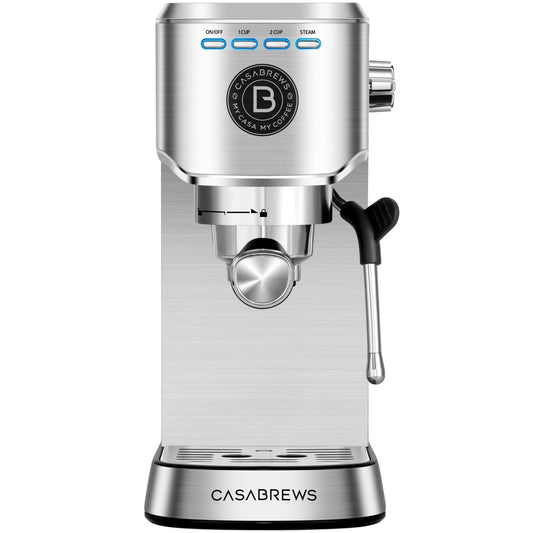 Machine à expresso professionnelle Casabrews 20 bar avec système de moussage de lait