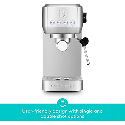 Machine à expresso professionnelle Casabrews 3700E 20 Bar avec mousseur de lait - N/A