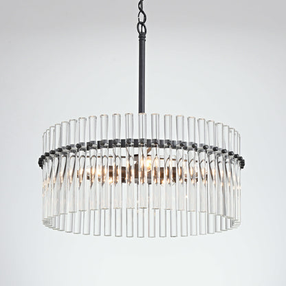 Luminaire suspendu en cristal Casandra à 5 lumières