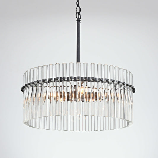 Luminaire suspendu en cristal Casandra à 5 lumières
