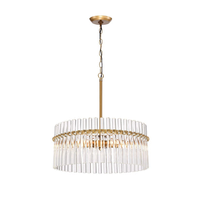 Luminaire suspendu en cristal Casandra à 5 lumières