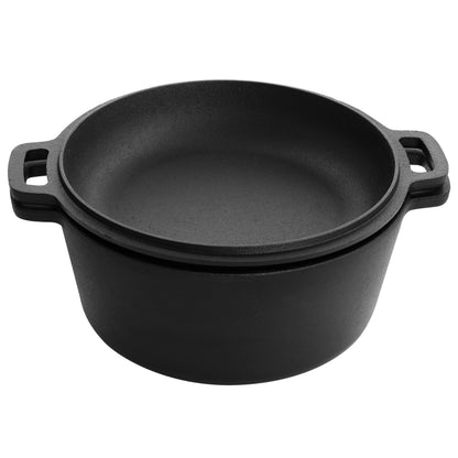 Casserole en fonte pré-épices et accessoires - Ensemble de 12 pièces