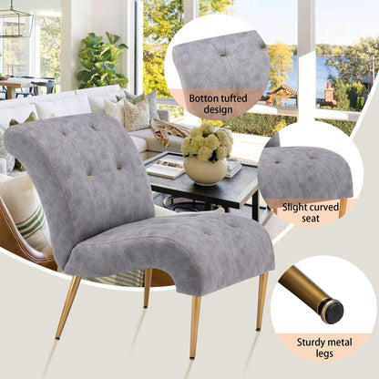 Chaise longue, canapé, fauteuil d'appoint recouvert de tissu pour chambre à coucher et salon.