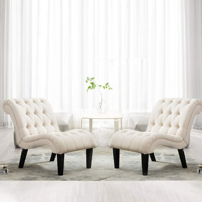 Chaise longue, canapé, fauteuil d'appoint recouvert de tissu pour chambre à coucher et salon.